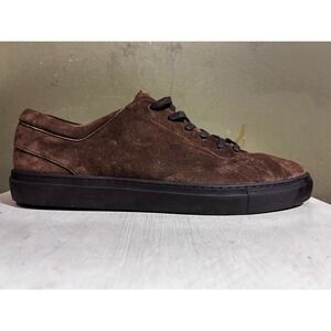 Calo' Italian Suede Mens Shoes Brown Sneakers EU Size 45 US 11 Comfort Minimal